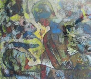 Epic Series-7_Oil Pastel on Board_40"X23"_2025