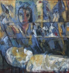 Epic Series-8_Oil Pastel on Board_40"X23"_2025