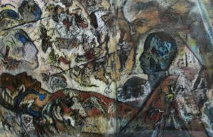 Epic Series-2_Oil Pastel on Paper_38"X24.5"_2025