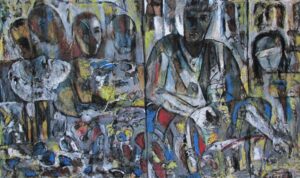 Epic Series-1_Oil Pastel on Paper_53"X30.5"_2025